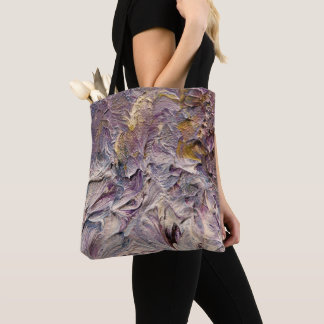 Lilac- und lila abstrakte Kunsttasche Tasche