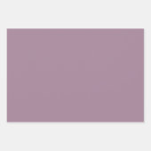 Lilac und Lila Blume Design auf Blue Geschenkpapier Set (Vorderseite 3)