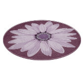 Lilac und Lila Blume Schneidebrett (Ecke)