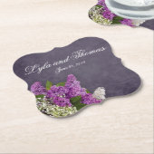 Lilac und Lily des Tals Untersetzer (angewinkelt)