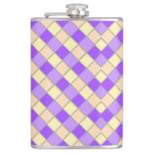 Lilac und Peach Flachmann (Vorderseite)