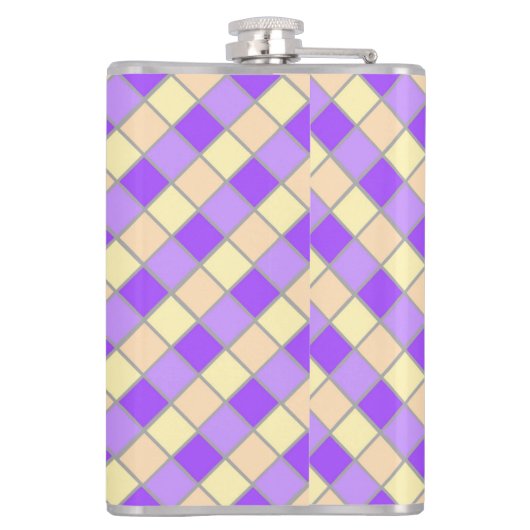 Lilac und Peach Flachmann (Rückseite)