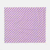 Lilac und Peach Fleecedecke (Vorderseite (Horizontal))