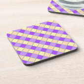 Lilac und Peach Getränkeuntersetzer (Linke Seite)