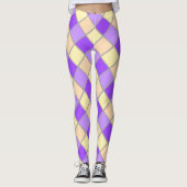 Lilac und Peach Leggings (Vorderseite)
