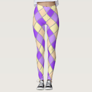 Lilac und Peach Leggings