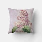 Lilac und Pink Floral Kissen (Rückseite)
