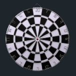 Lilac und Schwarz Dartscheibe<br><div class="desc">Light Lilac und Black Dart Board</div>