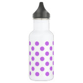 Lilac- und Weißpolka-Punkte Trinkflasche (Links)