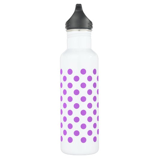 Lilac- und Weißpolka-Punkte Trinkflasche (Rechts)