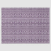 Lilac und White Modern Mudtuch Seidenpapier (Vorderseite)