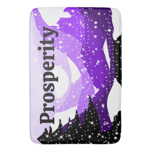 Lilac Valley Badematte (Vorderseite Vertikal)