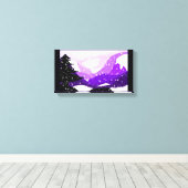 Lilac Valley Canvas Print Leinwanddruck (Insitu (Holzboden))