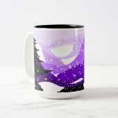 Lilac Valley Zweifarbige Tasse (Vorderseite Links)