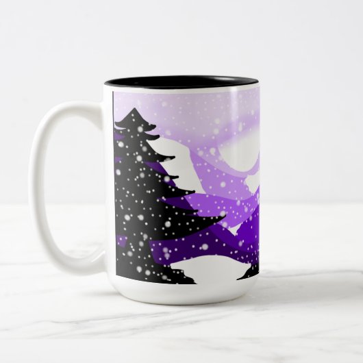 Lilac Valley Zweifarbige Tasse (Links)
