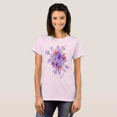 Lilac vergiss-me-not Blume Wedding T-Shirt (Vorne ganz)