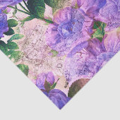 Lilac Vintag Rose Decoupage Seidenpapier (Ausschnitt)