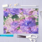 Lilac Vintag Rose Decoupage Seidenpapier (Handwerk)