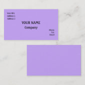 Lilac Visitenkarte (Vorne/Hinten)