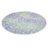 Lilac Watercolor Design Schneidebrett (Ecke)