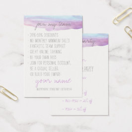 Lilac Watercolor Join/Party-Karten
