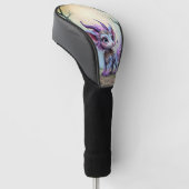 Lilac Whisper – Enchanted Forest Guardian.  Golf Headcover (angewinkelt)