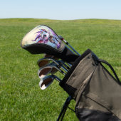 Lilac Whisper – Enchanted Forest Guardian.  Golf Headcover (In SItu)