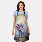 Lilac Whisper – Enchanted Forest Guardian. Schürze (Getragen)