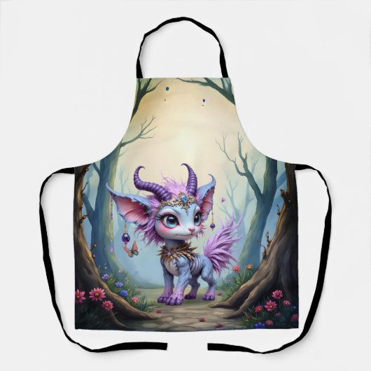 Lilac Whisper – Enchanted Forest Guardian. Schürze (Vorderseite)