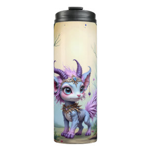 Lilac Whisper – Enchanted Forest Guardian.  Thermosbecher