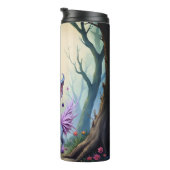 Lilac Whisper – Enchanted Forest Guardian. Thermosbecher (Nach rechts gedreht)