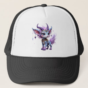 Lilac Whisper – Enchanted Forest Guardian.  Truckerkappe
