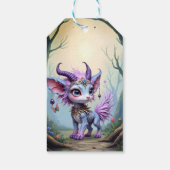Lilac Whisper – Enchanteter Waldhüter. Geschenkanhänger (Rückseite)