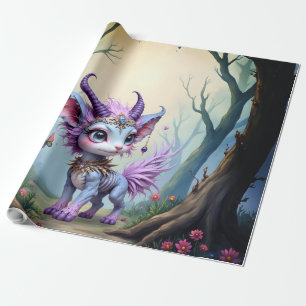 Lilac Whisper – Enchanteter Waldhüter.  Geschenkpapier