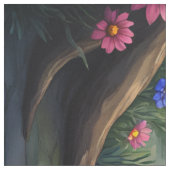 Lilac Whisper – Enchanteter Waldhüter. Stoff (Muster)