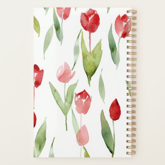 "Lilac Whispers Notebook" Planer (Rückseite)