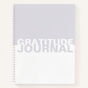 Lilac White Two-Tone Dankeszeitung Notizblock