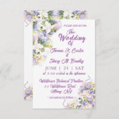 Lilac Wildblume Blumenhochzeit (Vorne/Hinten)