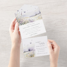 Lilac Wildblume Butterfly Field Landscape Wedding