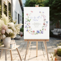 Lilac Wildblume Butterfly für Babydusche