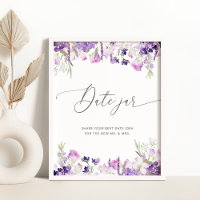 Lilac Wildblume datiert Nachtgedanken. Datum jar