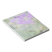Lilac Wildblume Foto Geranium Botanische Blume Notizblock (angewinkelt)