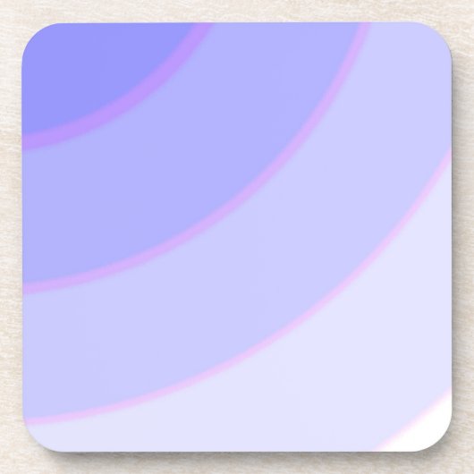 Lilac Wirbel Plastic Untersetzer (Vorderseite)