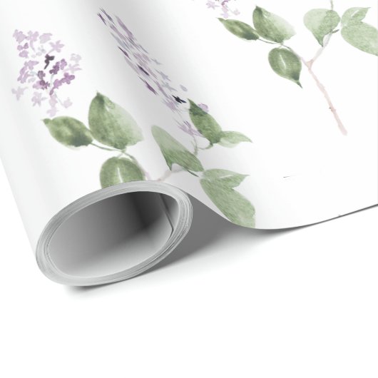 Lilac Wrapping Paper Geschenkpapier (Rolleneckpunkt)