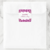 Lilac Wreath Happy Mütter Day Stickers (Tasche)