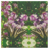 Lilac Yellow Butterfly Fabric Stoff (Nahaufnahme)