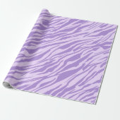 Lilac Zebra Pattern Geschenkpapier (Ungerollt)