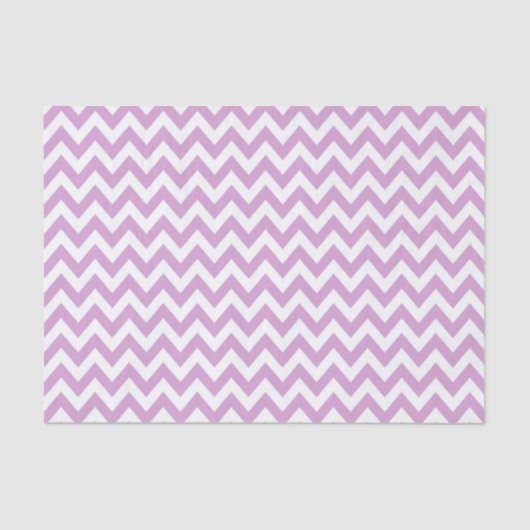 Lilac ZigZag / Zickzack Muster Seidenpapier (Vorderseite)