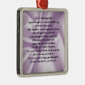 lilacGrandtochter Gedicht Ornament Aus Metall (Rechts)