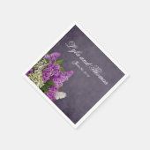Lilacs and Lily of the Valley Serviette (Ecke)